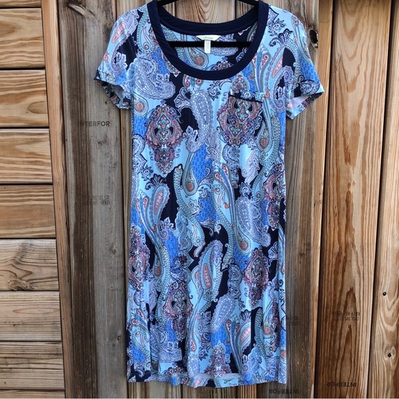 Soma Other - SOMA Cool & Comfy Paisley Print Nightgown Pajamas